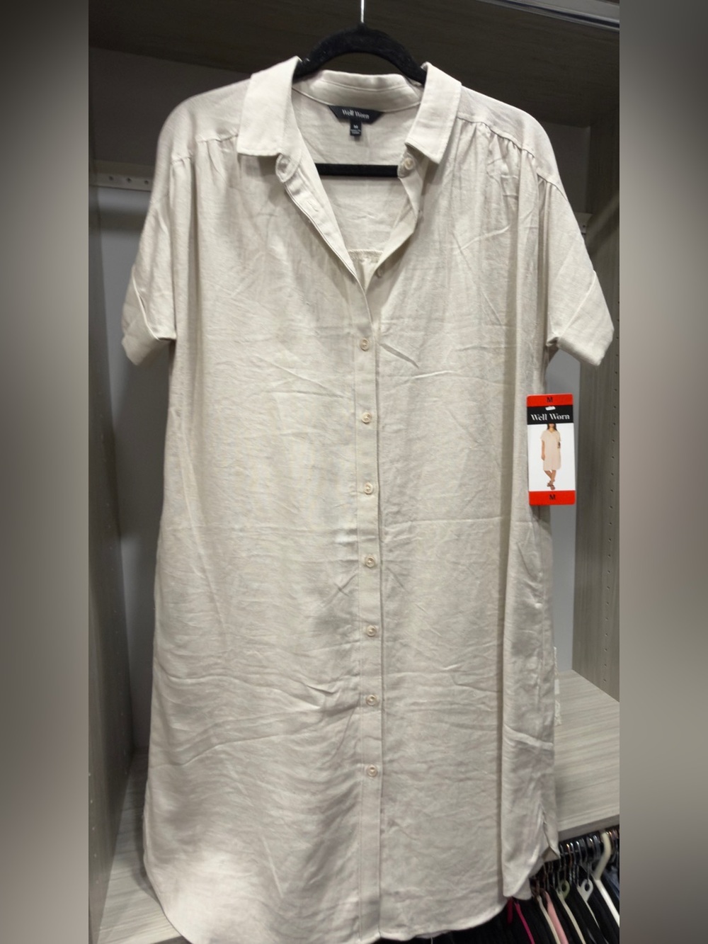 Well Worn Khaki, NWT’S, long oversized T-shirt dress with pockets